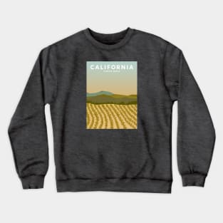 Santa Rosa, California Travel Poster Crewneck Sweatshirt